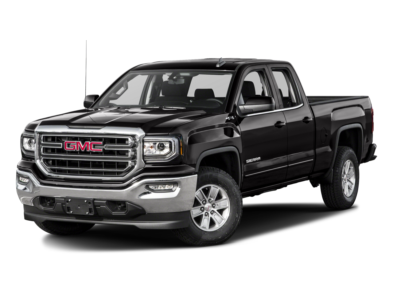 2017 GMC Sierra 1500 SLE in Pepperdust Metallic — front three-quarter view
