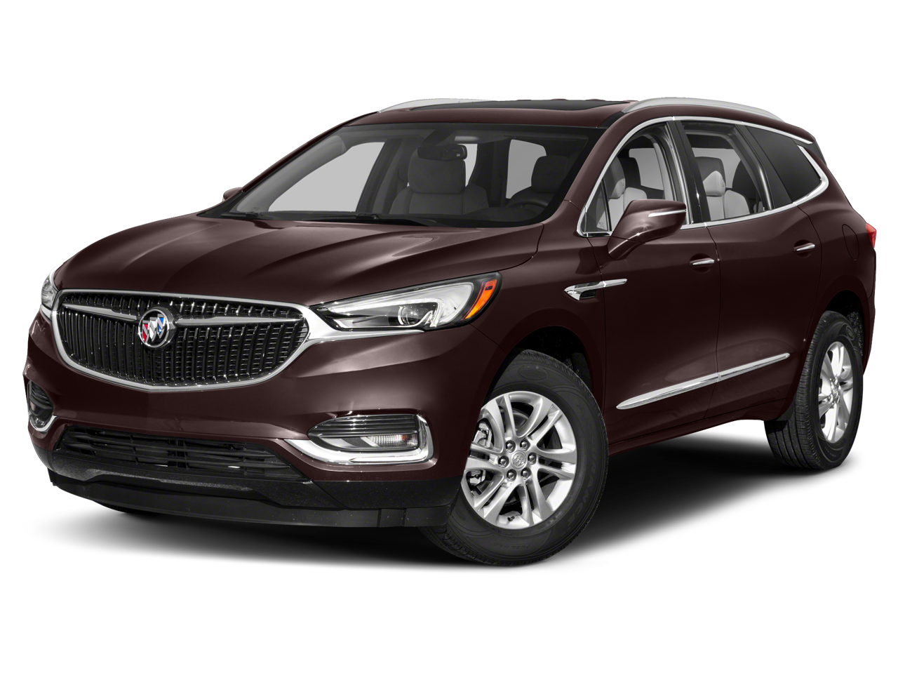 2019 Buick Enclave Essence in (Includes Pitch Dark Night Lower Exterior Accent Color. — front three-quarter view