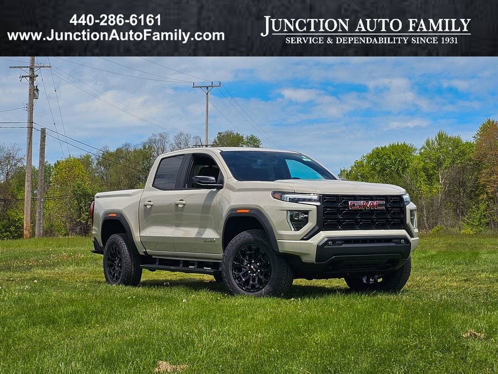 2026 GMC Canyon Elevation in Coastal Dune — front three-quarter view