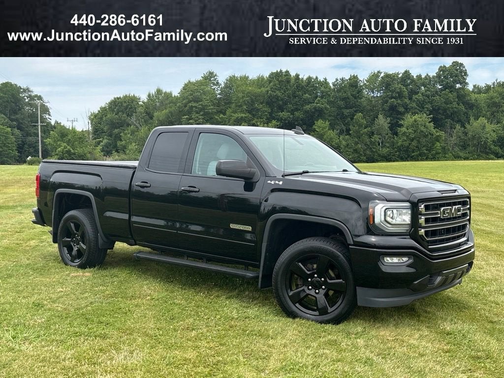 2018 GMC Sierra 1500 BASE in Onyx Black — front three-quarter view