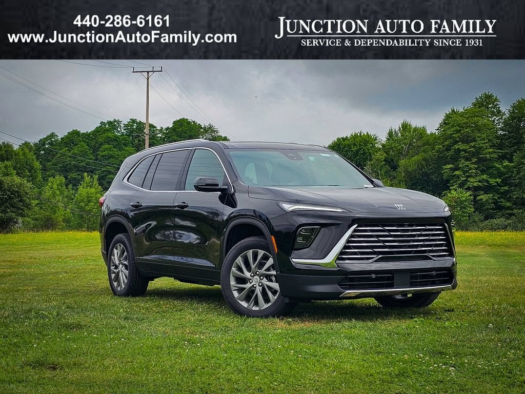 2026 Buick Enclave Preferred in Ebony Twilight Metallic — front three-quarter view