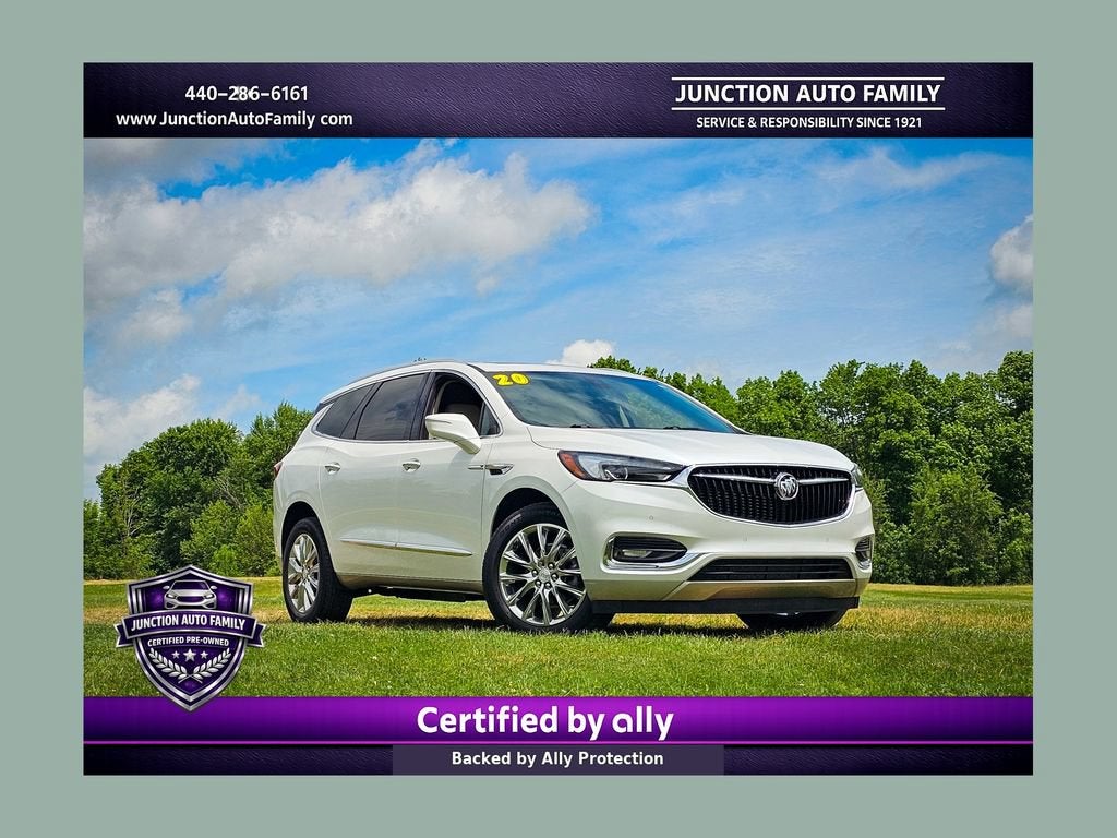 2020 Buick Enclave Premium in Includes Satin Nickel Lower Exterior Accent Color.) — front three-quarter view